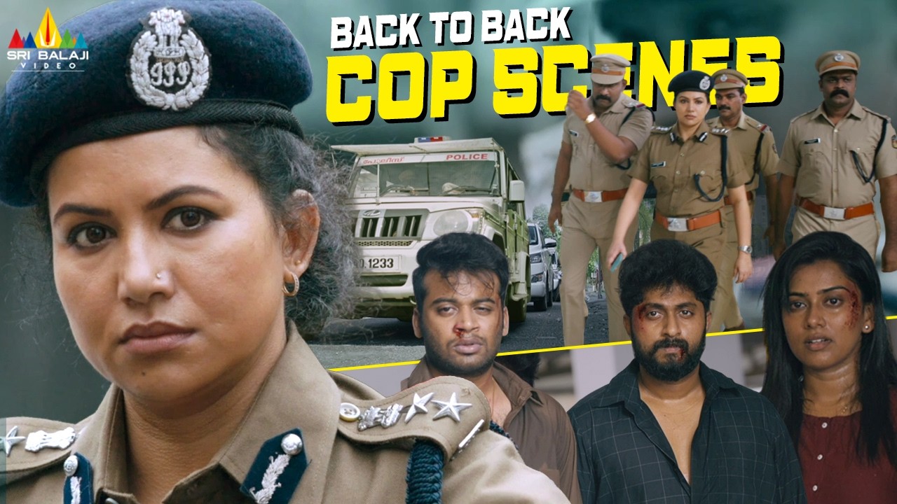 Sheelu Abraham Back to Back Cop Scenes | Veekam | Hindi Suspense Thriller Movie Scenes