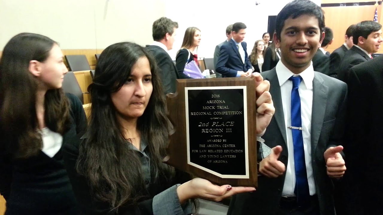 BASIS Peoria Mock Trial Team One - 2nd Place Finish