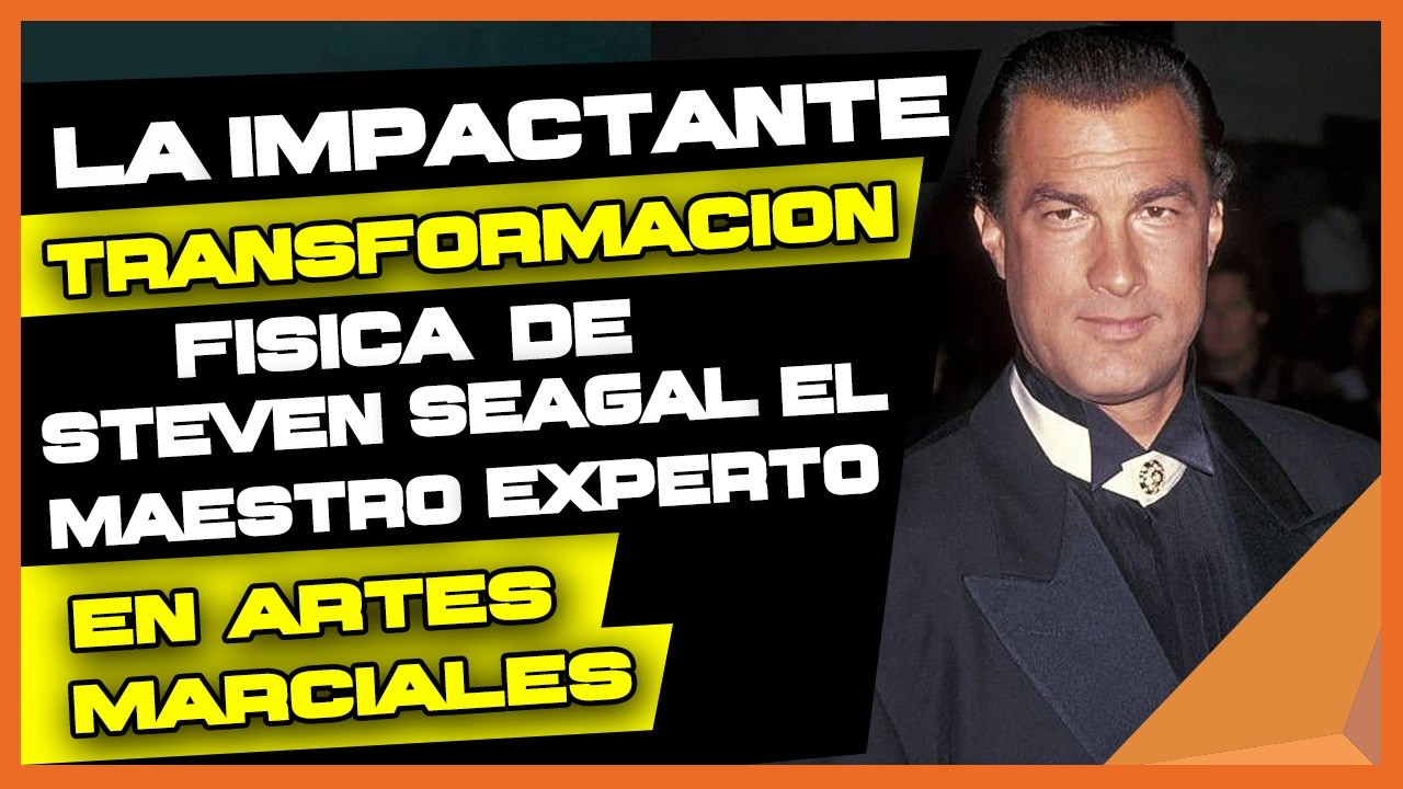 Un exitoso actor de artes marciales | STEVEN SEAGAL que termino en la obesidad