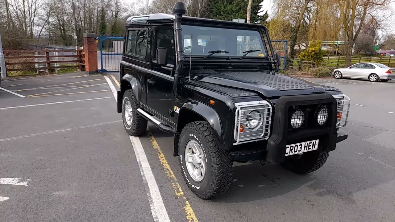 Lot 77  - 2003 Land Rover Defender 90 G4