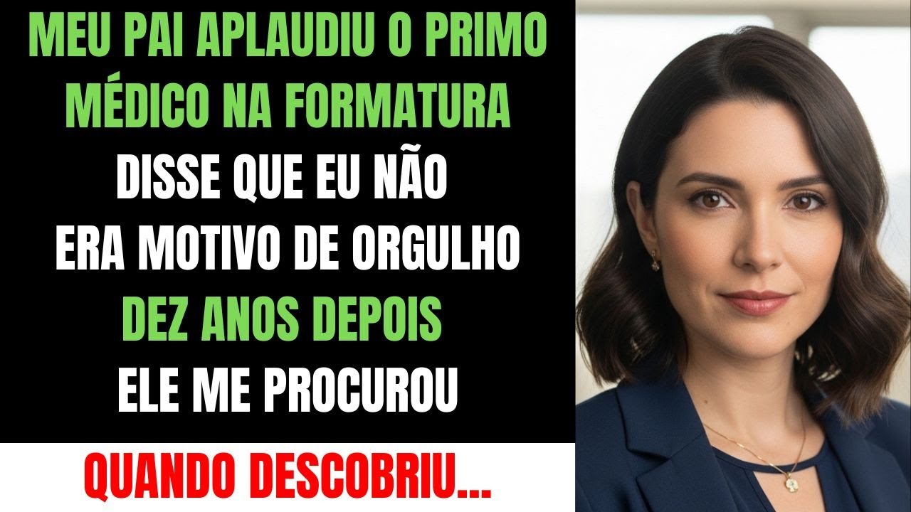 Na Formatura, Meu Pai Aplaudiu Meu Primo — E Disse Que Eu 