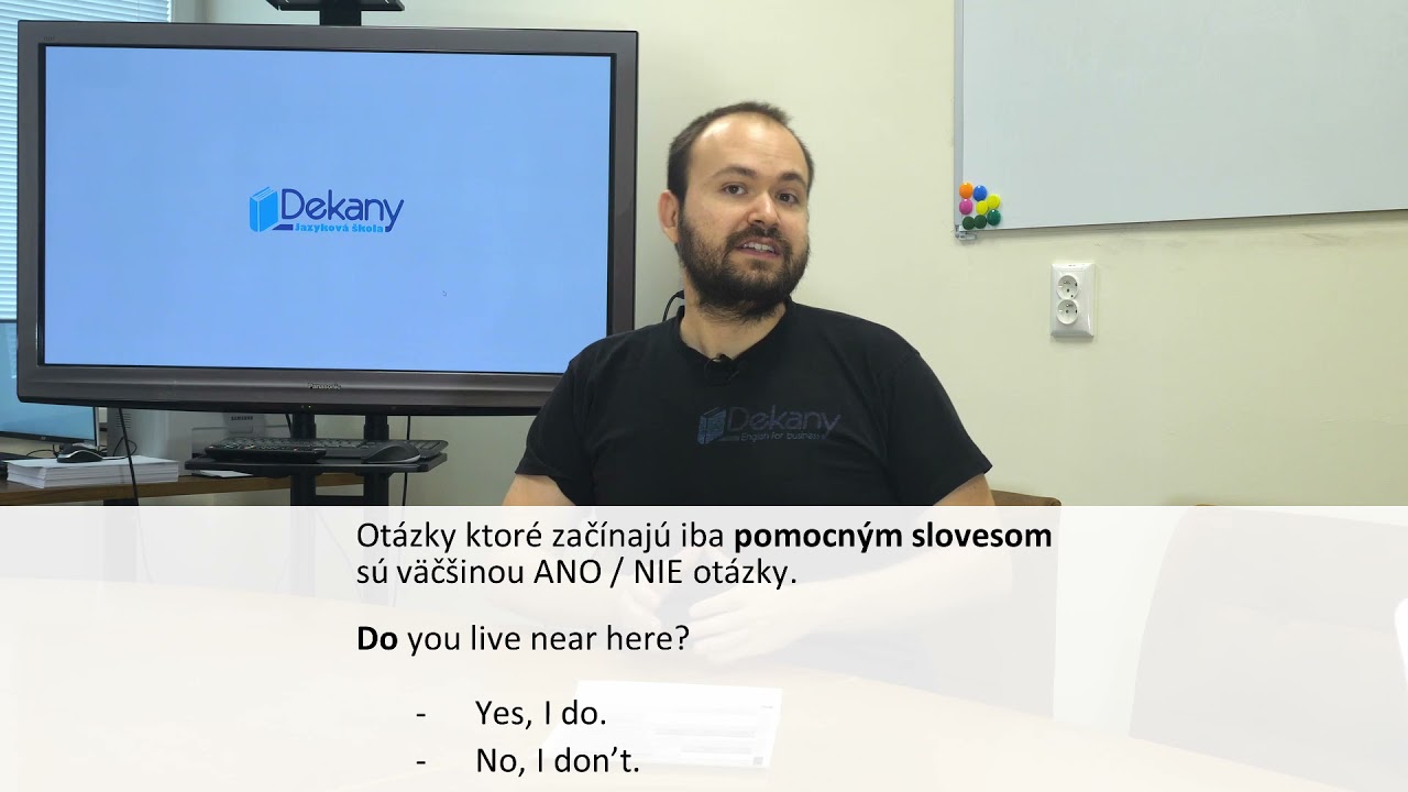 Angličtina pre začiatočníkov - Tvorenie jednoduchých otázok v angličtine