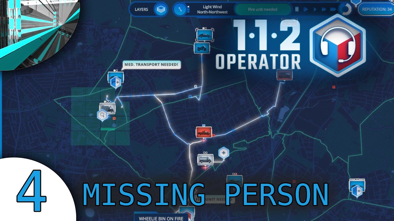 Let's Play 112 Operator (part 4 - Missing Person)