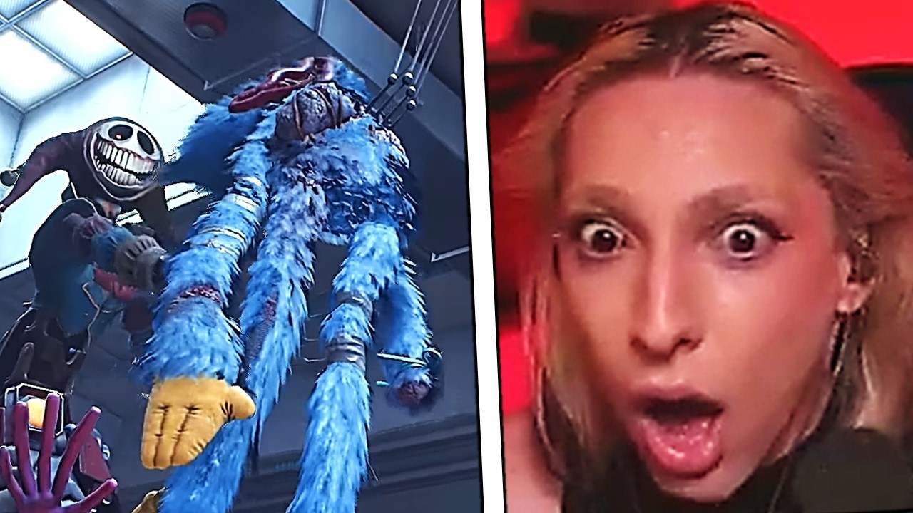 BEAMOM REAGE a MORTE do HUGGY WUGGY e KISSY MISSY em POPPY PLAYTIME 5!!!