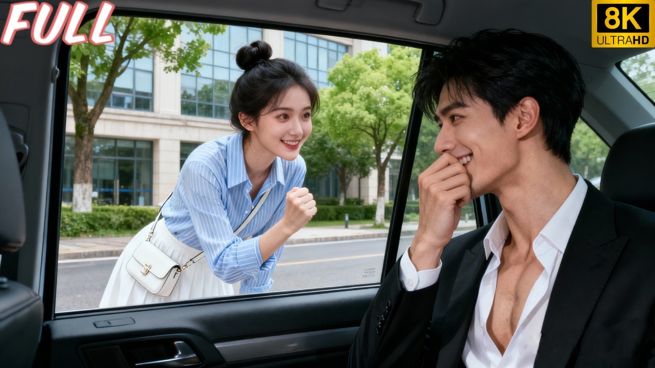 Elle s’exerçait à sourire devant la vitre, sans savoir que PDG la regardait—touché par son innocence