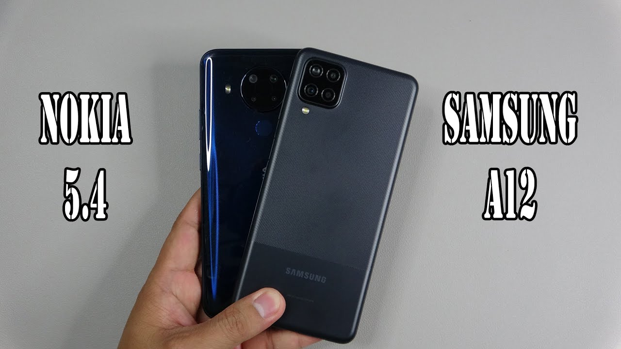 Nokia 5.4 vs Samsung Galaxy A12 | SpeedTest and Camera comparison