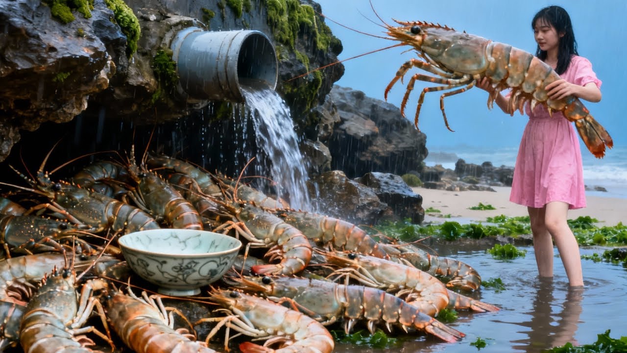 Xiao Zhang Struck It Rich, Catching A Huge Haul Of Lobsters, And Even Finding Antique Jade Bowls!
