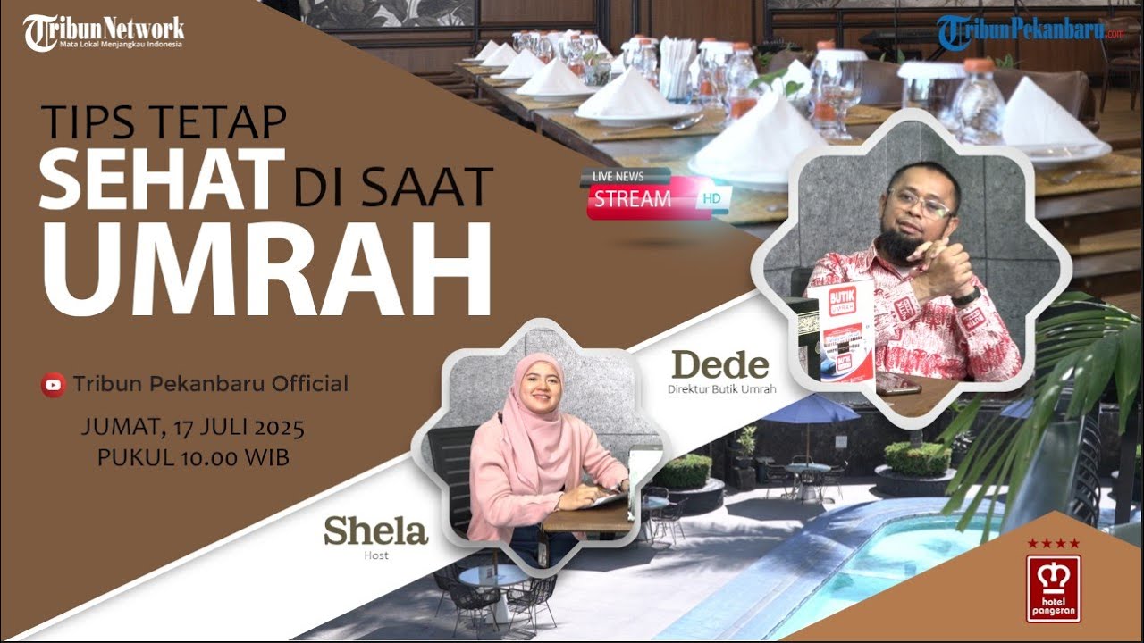 LIVE NGOBRAS: Tips Tetap Sehat di Saat Umrah