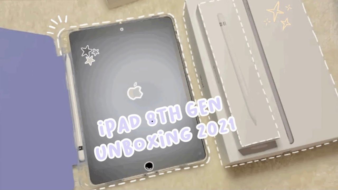 iPad 8th generation🎐 // 2021 Unboxing 📦
