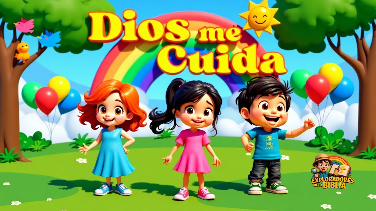 👉 Dios Me Cuida &ndash; Canci&oacute;n Infantil Cristiana | M&uacute;sica Alegre para Ni&ntilde;os 🎶🌈✨