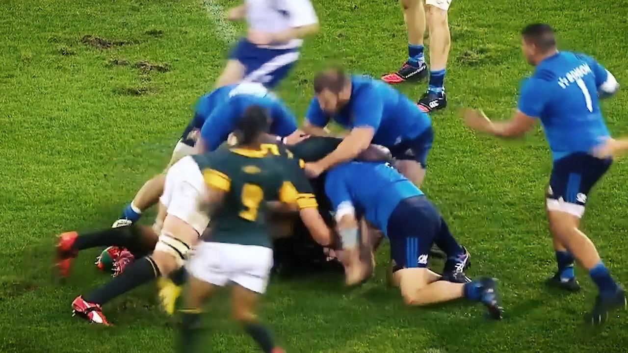 Cariparma test match 2016: ITAvRSA, i placcaggi di Simone Favaro