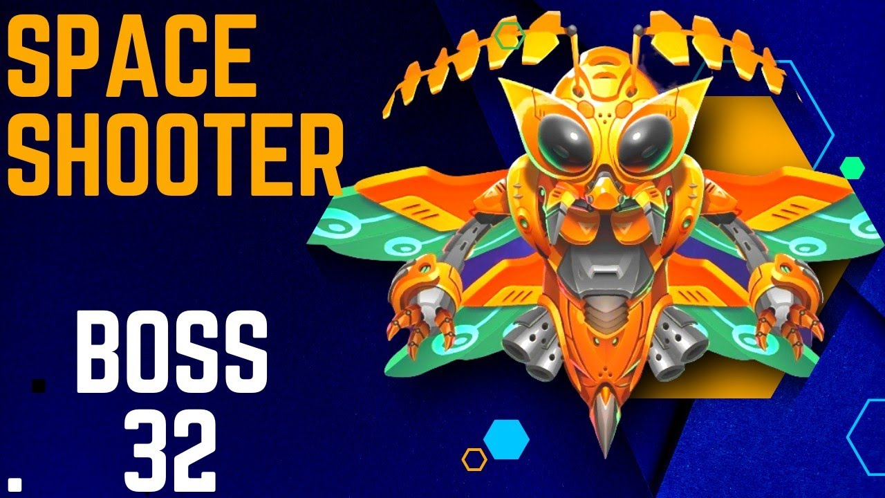 Space Shooter Galaxy Attack Boss Level 32 | Boss 32 Fight- Gameplay IOS & Android