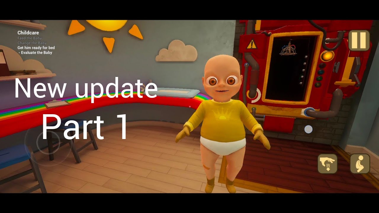 The Baby in Yellow Act 4: Crown Childcare  new update Gameplay walkthrough PART 1  #thebabyinyellow