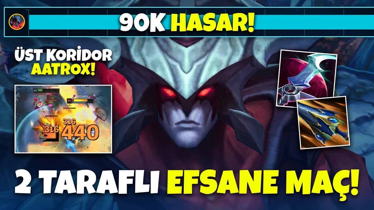 🔥 MAÇ BOYUNCA SADECE FIGHT ATTIK! | AATROX İLE 90K VURUP TAKIMI SIRTLADIM! 🔥 | Pace LoL