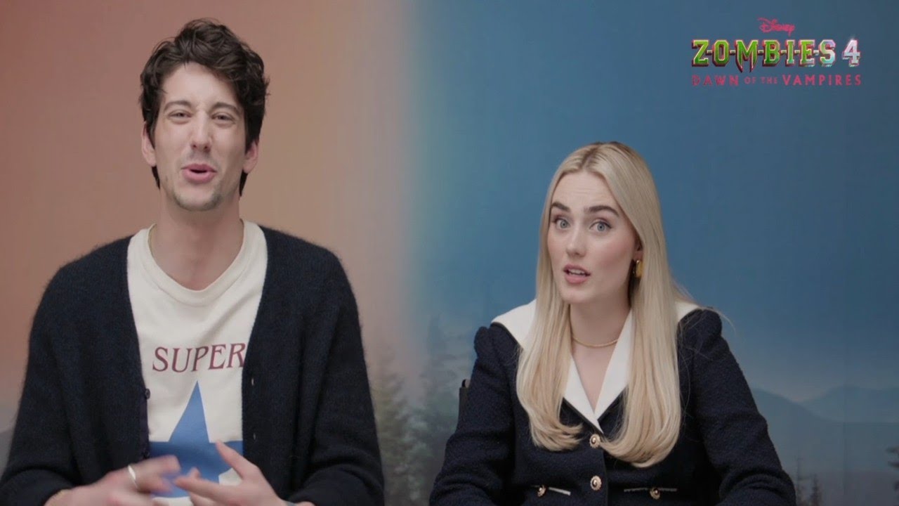 Kyle Meredith with... Milo Manheim, Meg Donnelly, Malachi Barton, Freya Skye (Zombies 4)
