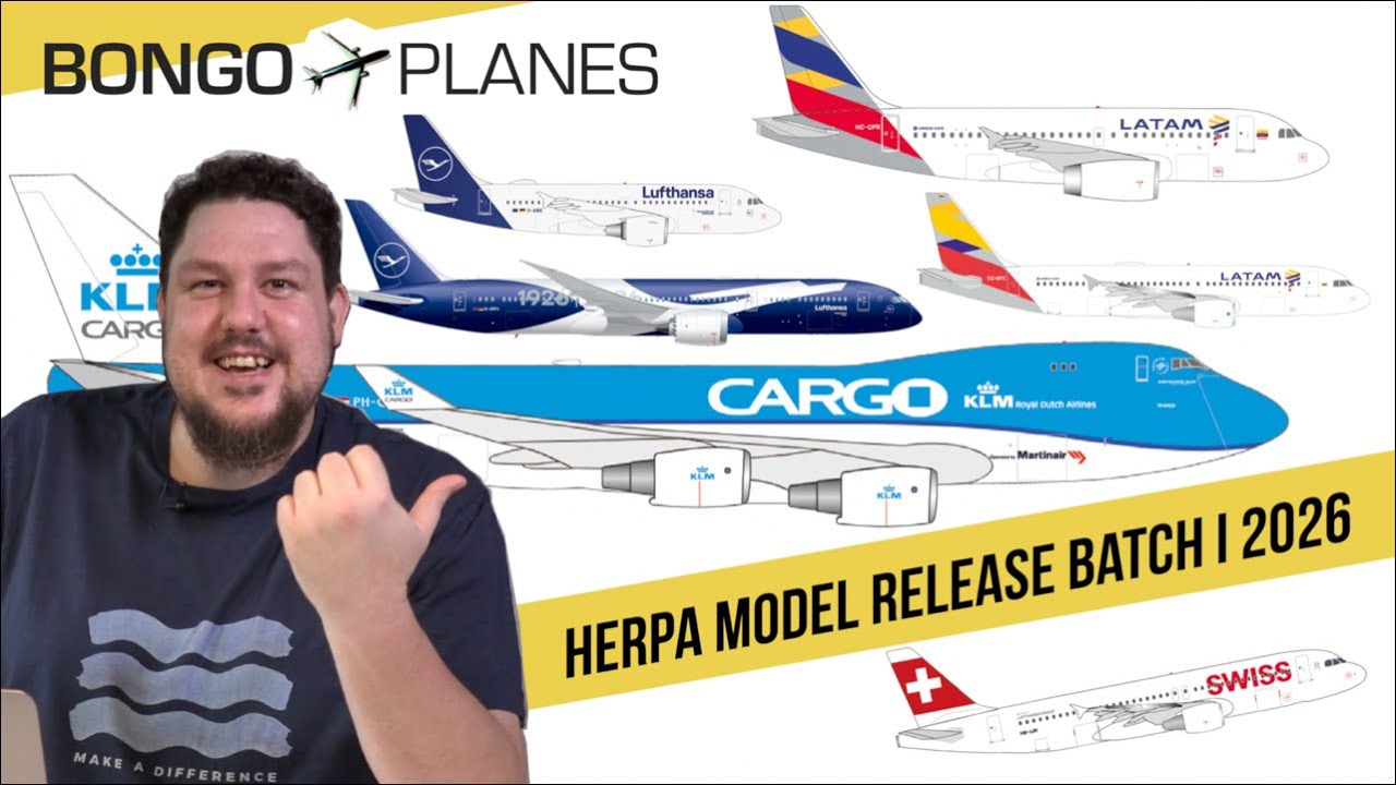 Невероятная смесь сюрпризов! | Анонс релиза Herpa Wings I в 2026 году!