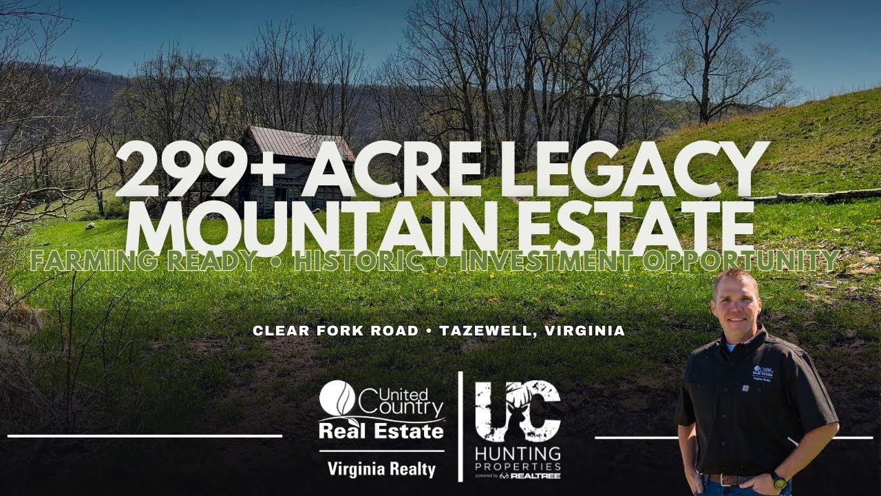 299 Acre Legacy Mountain Farm in Tazewell County Virginia