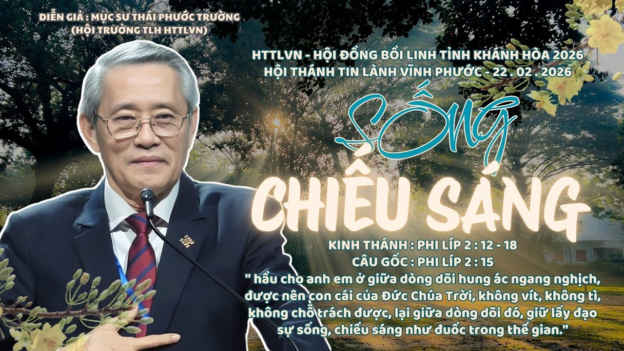 Mục sư Thái Phước Trường | Sống Chiếu Sáng | Bài Giảng Tin Lành #httlvn #msthaiphuoctruong 