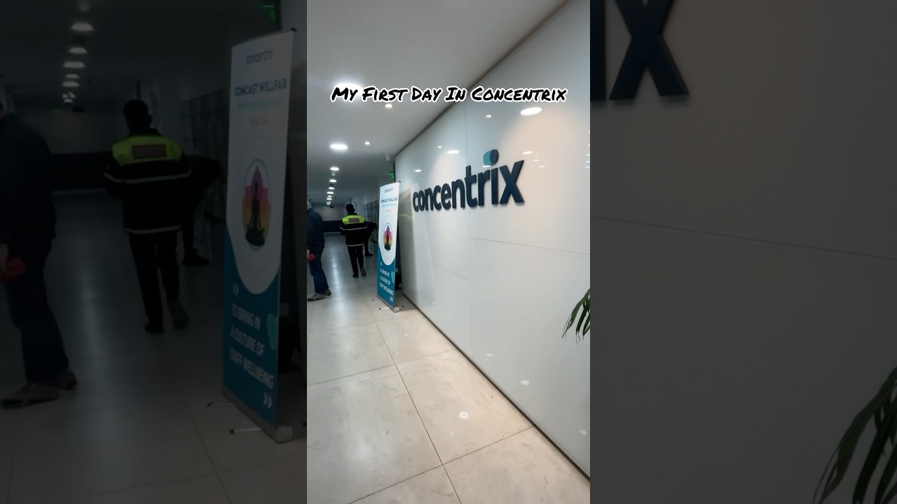 My first day in concentrix&hearts;️ #concentrixjobs #concentrix #viral #shorts #indianinfluencer #newreels