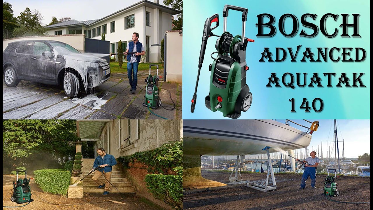Bosch Advance Aquatak 140 High Pressure Cleaner | Bosch  2100 Watt Car Washer Unboxing and Review |
