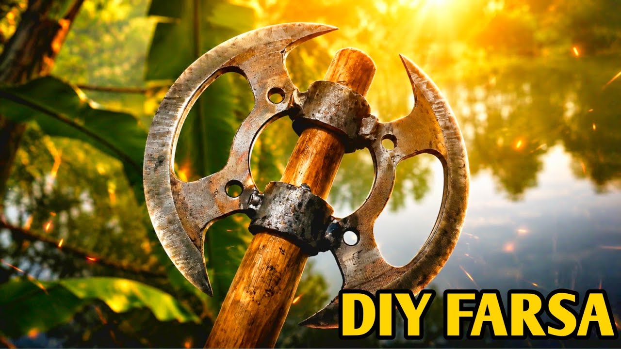 DIY FARSA Making 😱 | Ultimate Sharp Weapon Build | Iron Farsa Making at Home | Desi Weapon Making 🔥