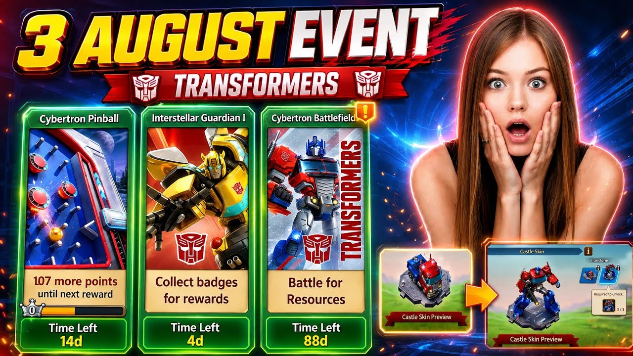 3 August EVENT NEW CASTEL SKIN FIRST TIME CHANGING CASTEL SKIN IN LORDS MOBILE #lordsmobile 