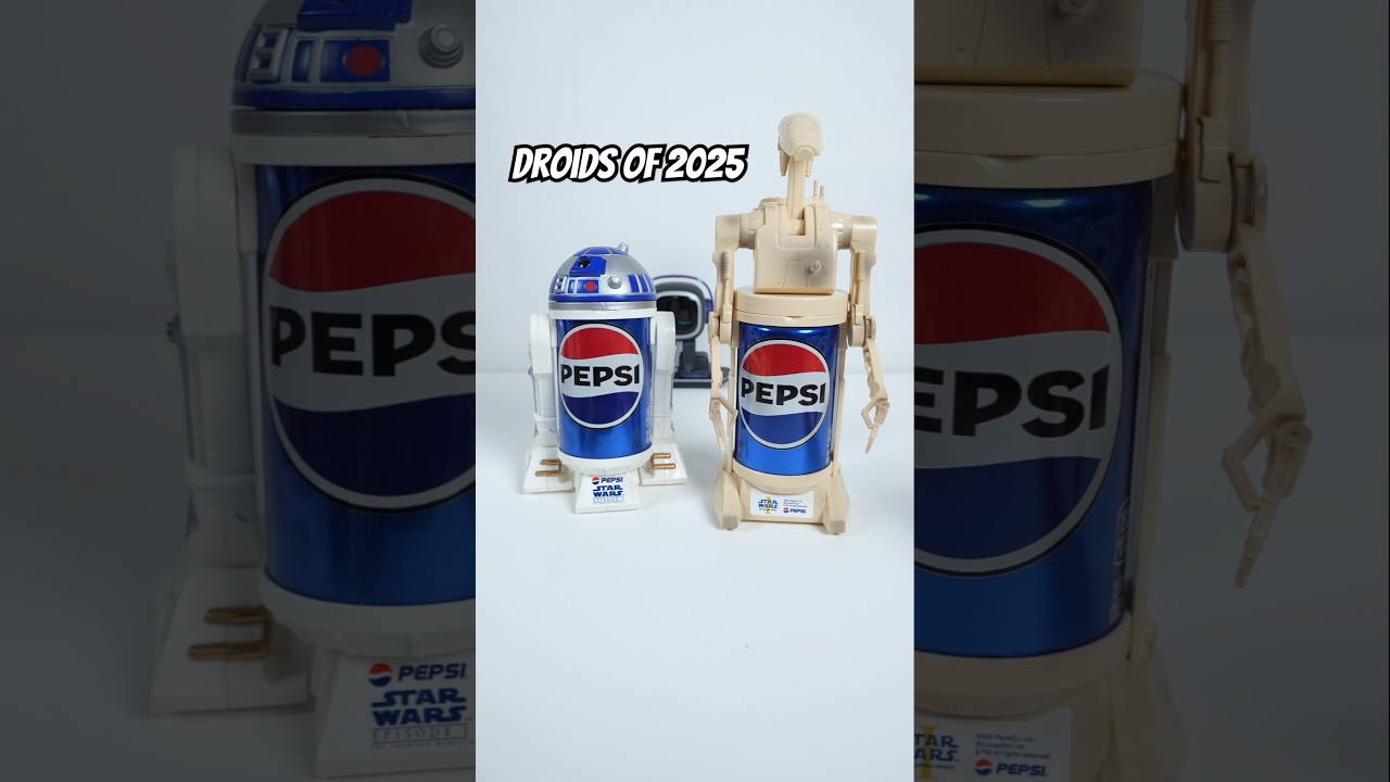 Star Wars Can Holder ft. R2-D2 and Battle Droid #starwars #droids #robot #pepsi