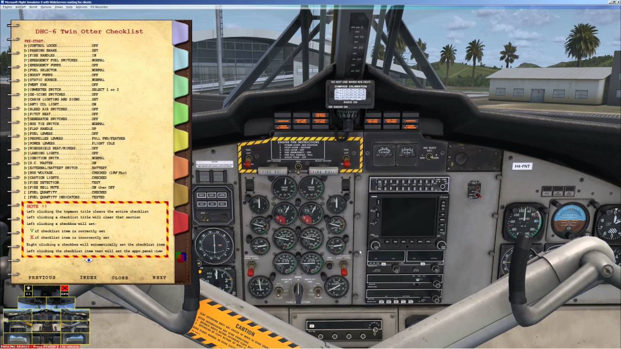 FSX | Aerosoft | DHC 6 twin otter |  Manual | Tutorial | including checklist |TKPK - TNCM