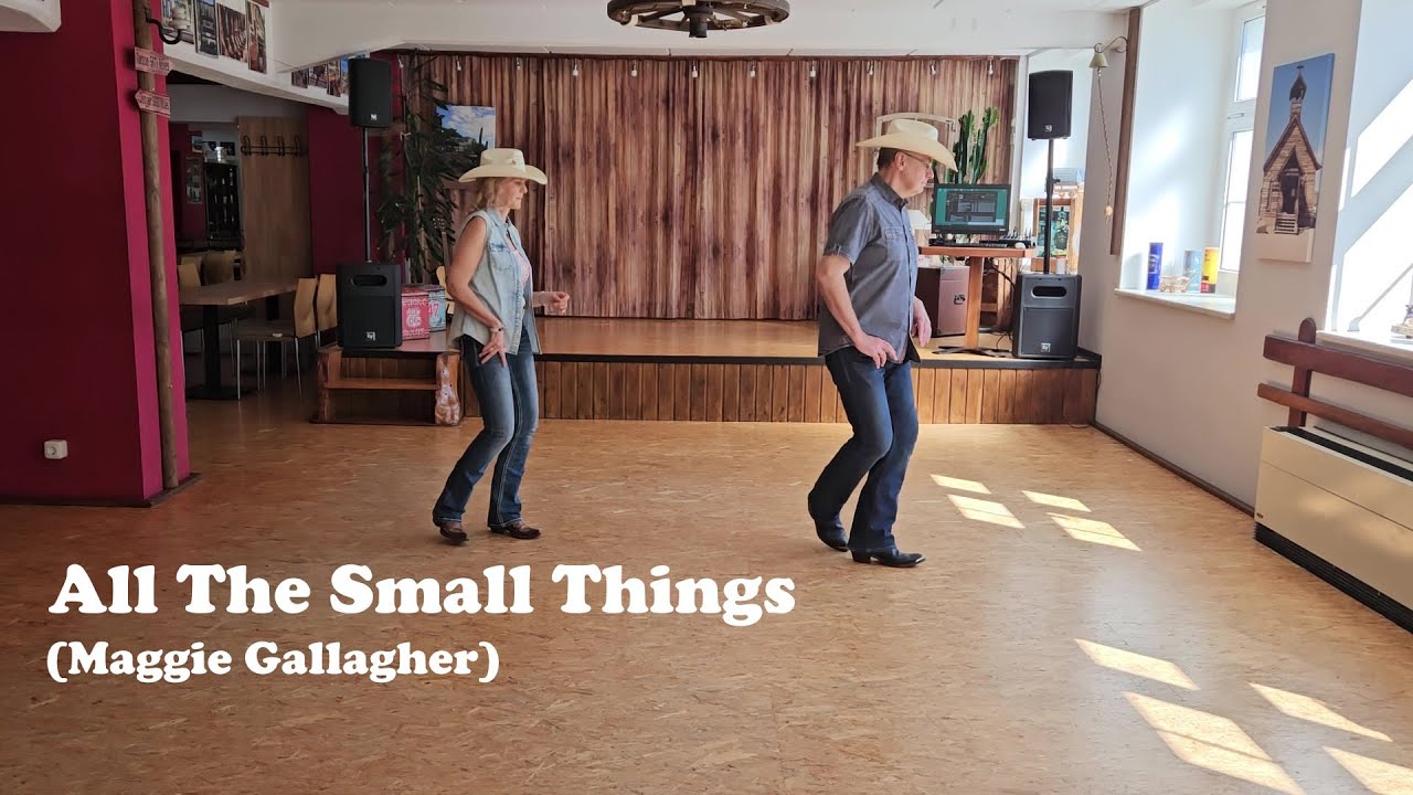 Line Dance ALL THE SMALL THINGS (Maggie Gallagher) Teach / Dance