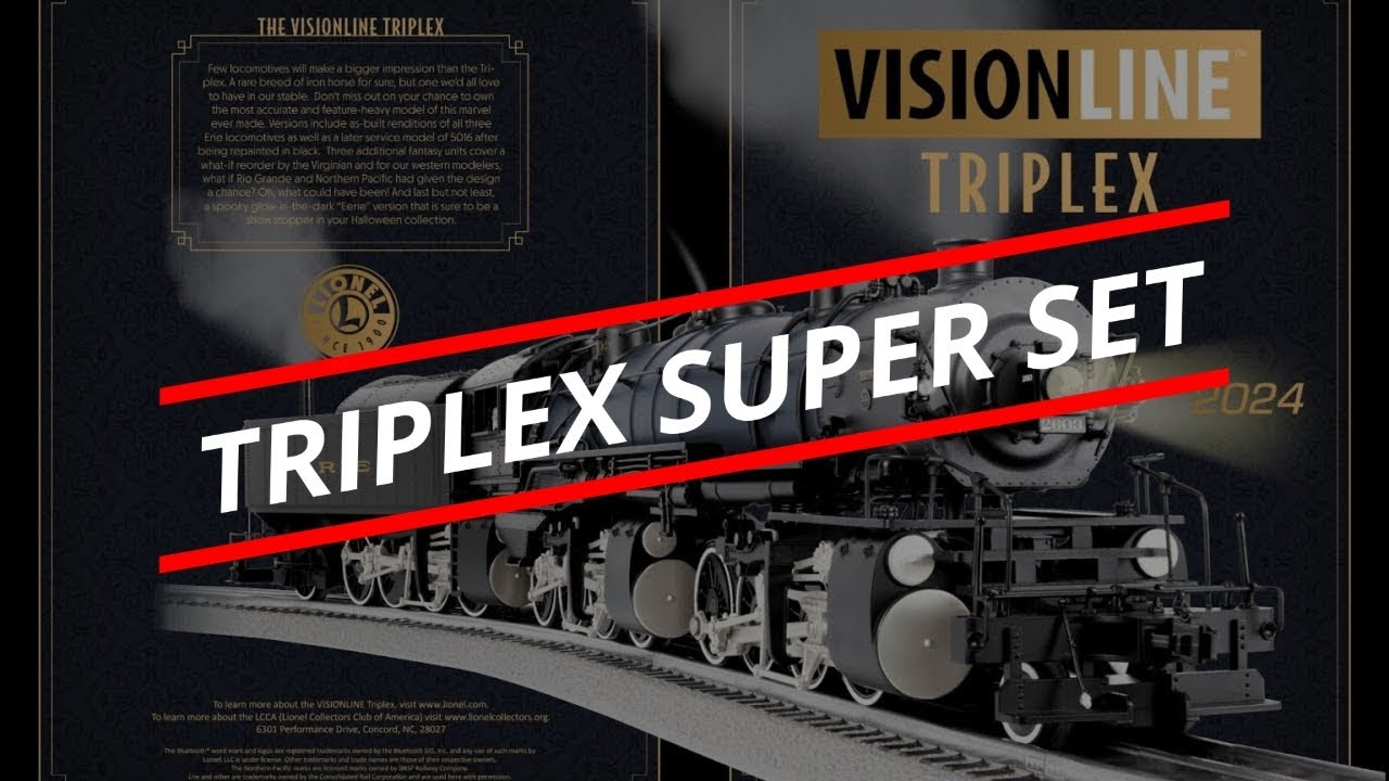DK's O Gauge Trains - Erie Triplex Super Set by Lionel