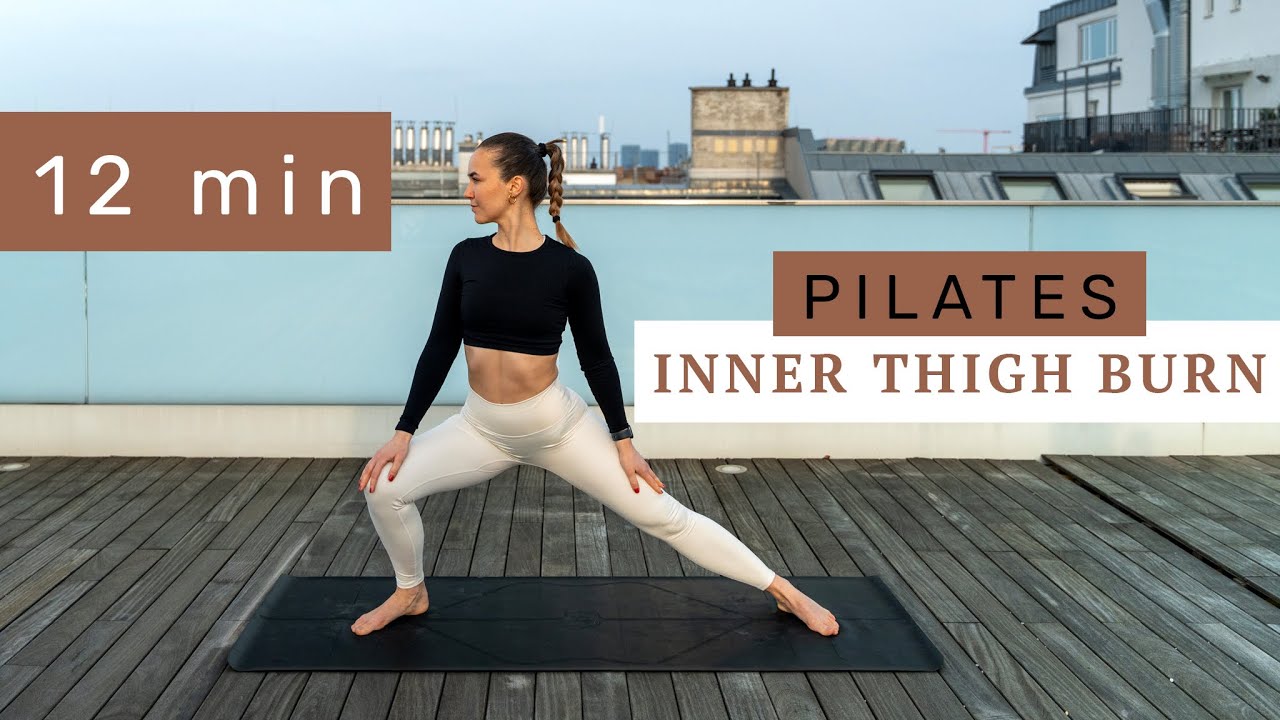 12 Min PILATES INNER THIGH BURN (deutsch) | THE ART OF PILATES | @pila.power