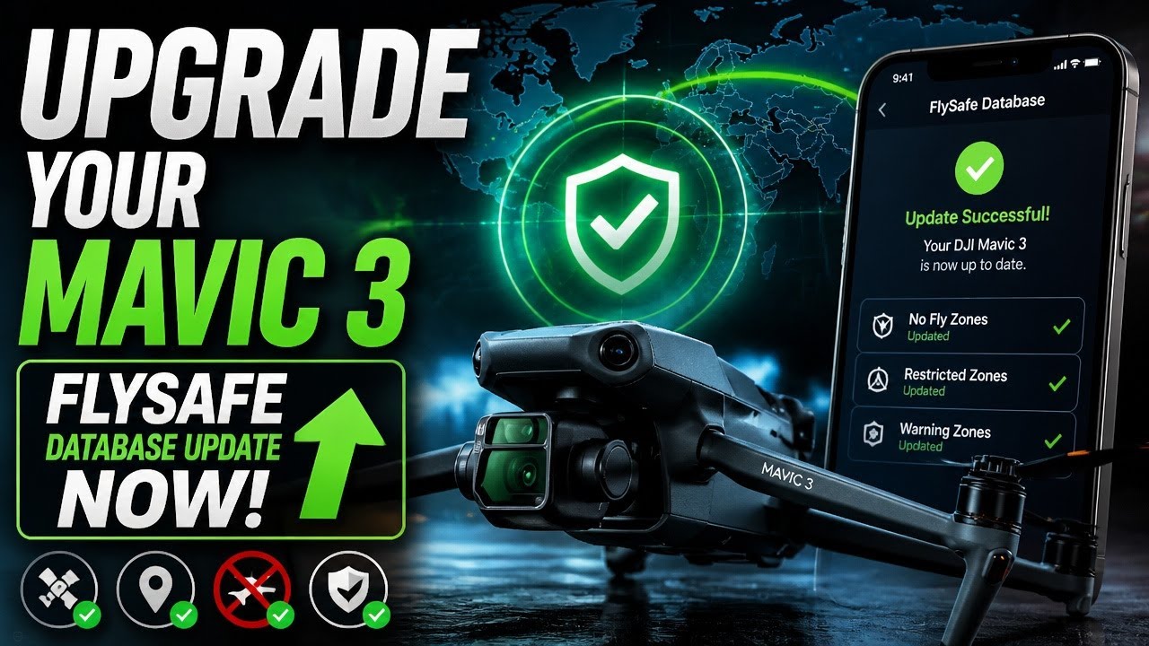 UPGRADE Your DJI Mavic 3 with FlySafe Database Update Now!