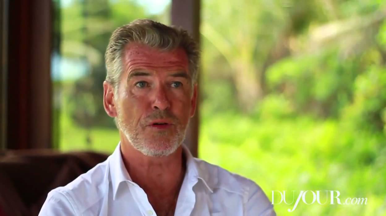 DuJour Catches Up with Its August 2014 Cover Star, Pierce Brosnan, in Hawaii.