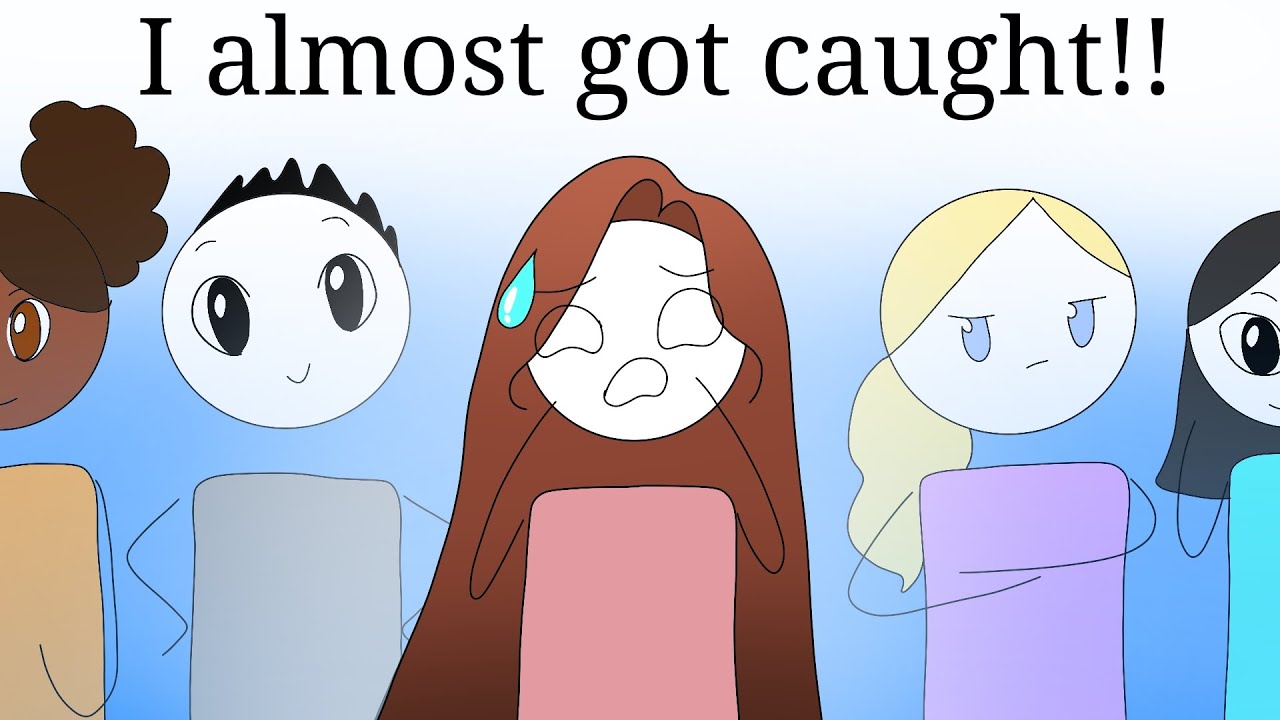 I almost got caught !? 😭😱 Animated story  ( don't do this!!!! )