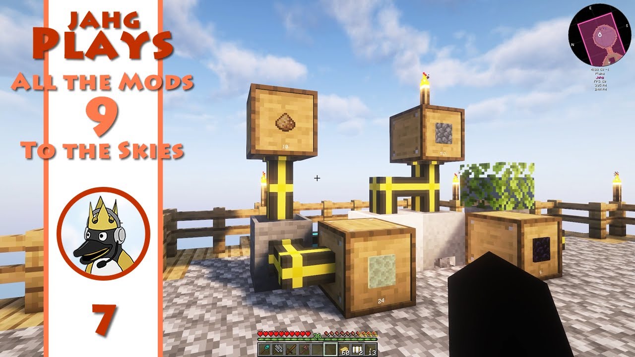 jahg Plays ATM9 To The Skies - 007 - End Stone for Ender Pearls