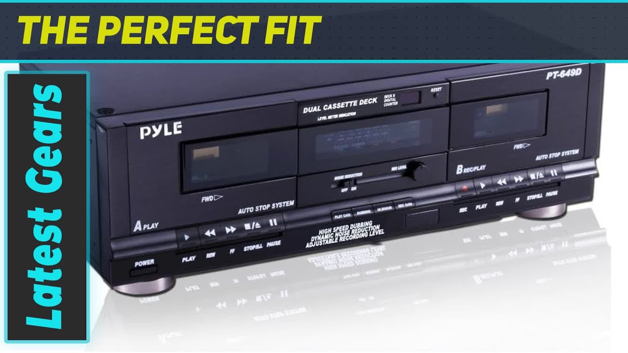 Pyle Home Dual Cassette Deck Review - Dual Speed Dubbing and Seamless Interface Connections!