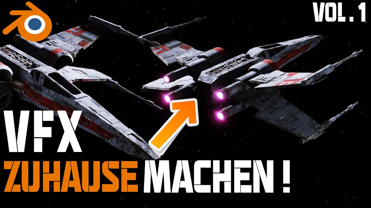 X-Wing modellieren in Blender Vol. 1\2  / KOSTENLOS bei DIR ZUHAUSE !!