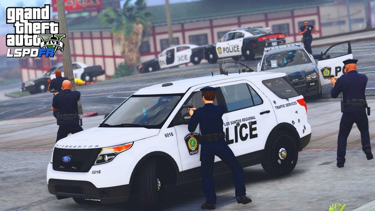 GTA 5 Police Mod - LSPDFR #247 - Ambushed