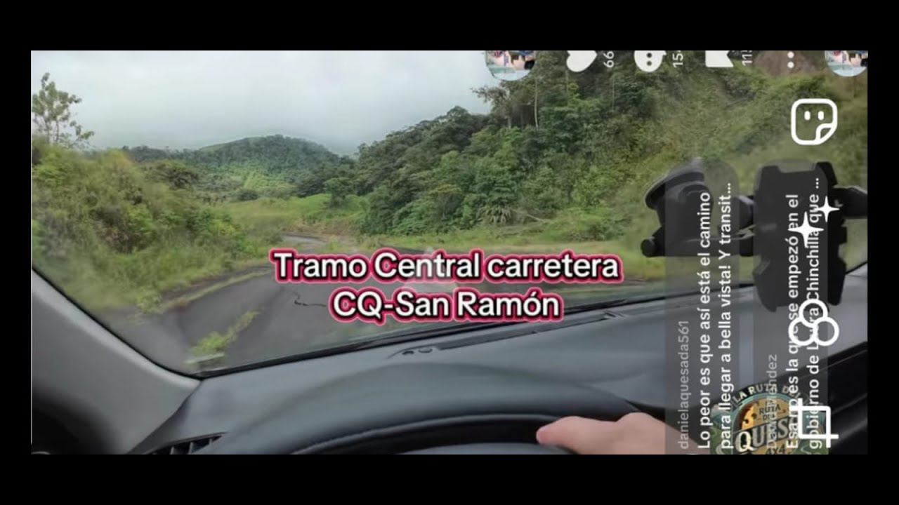 Manejando por la nueva carreta a san carlos. Entre montañas y laderas