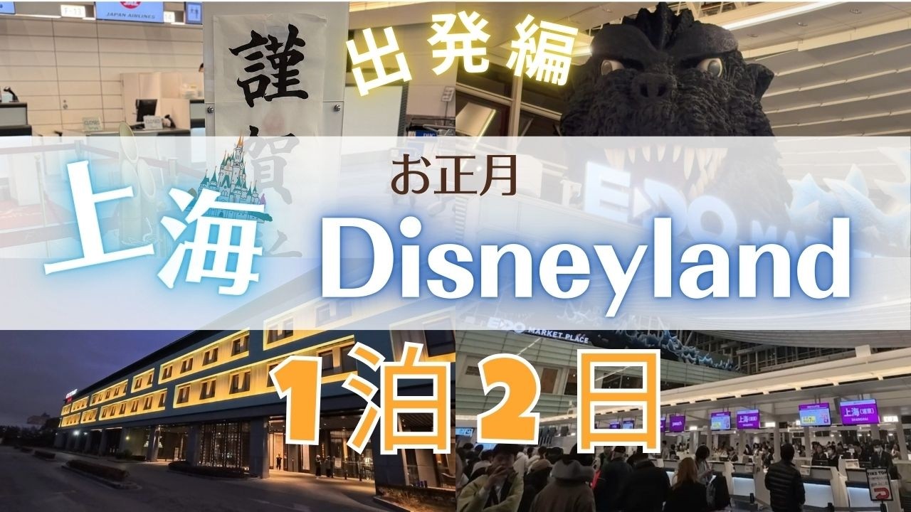 [ 上海 ] 平均年齢55歳の家族が行く！！お正月の『上海ディズニーランド』！！出発編