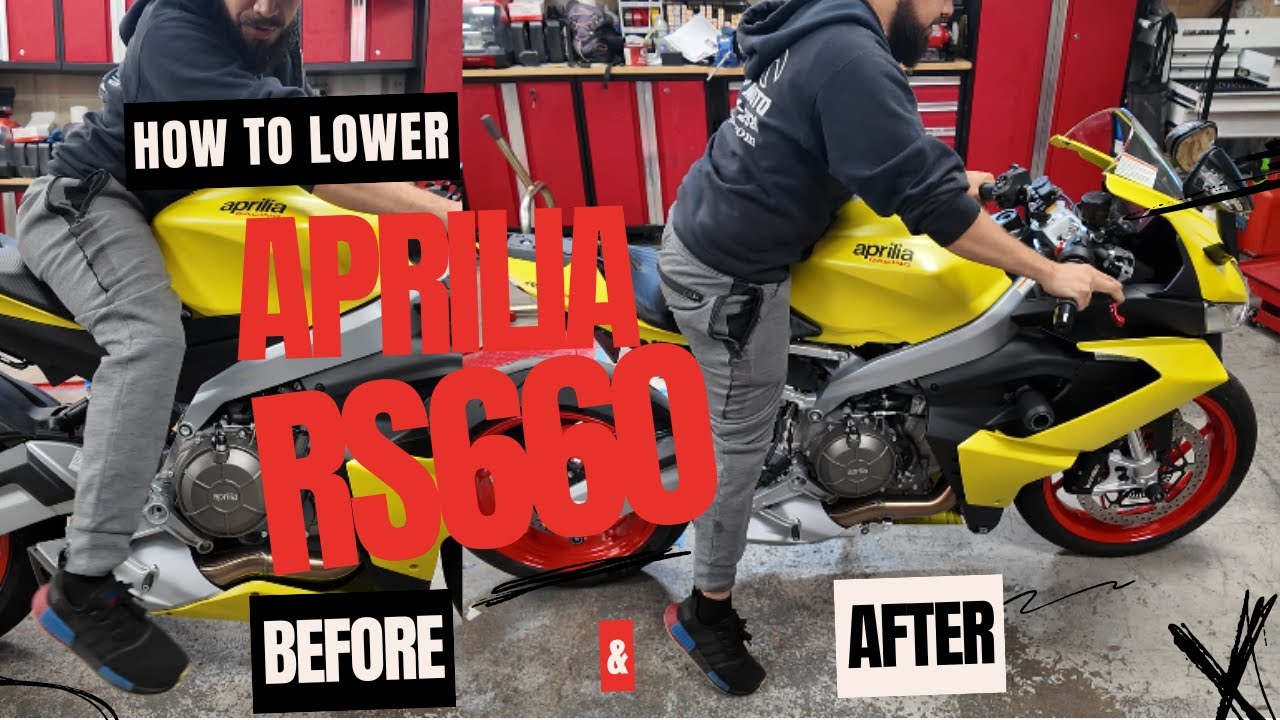 2024 Aprilia RS660 Lowering Tutorial - Step by Step Guide