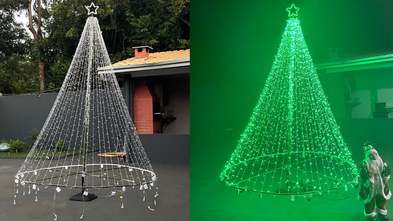 COMO FAZER UMA ÁRVORE DE NATAL EM CASA