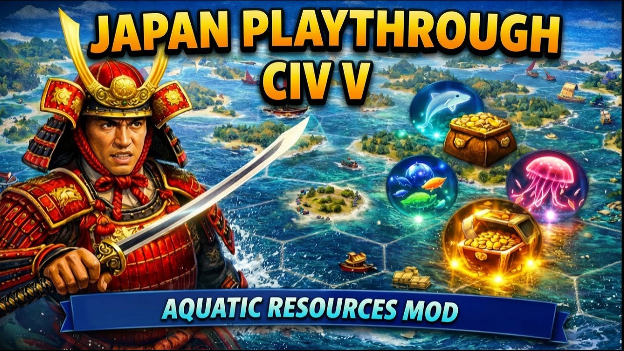 New Beginnings | CIV 5 | Ep1 | Aquatic Resources Mod