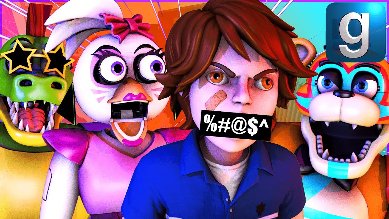Gmod FNAF | Gregory Swears!