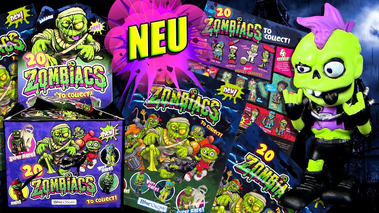 Blue Ocean ® Zombiacs ©™ Display mit 20 Zombie Figuren auspacken - Teil 19 - Pierce Hart