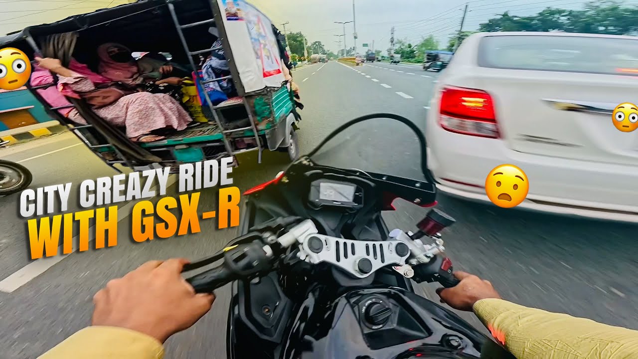 Insane City Ride on Suzuki GSX-R | Mad Rider Jr | Superbike POV