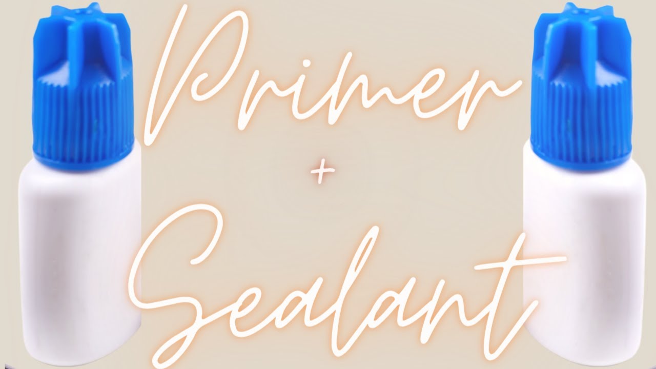 Primer and Glue Bonder/Sealant for Eyelashes