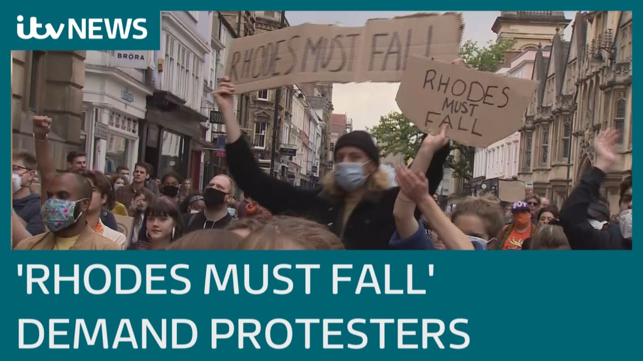 Statues of figures linked to UK's slave trade history start to topple | ITV News