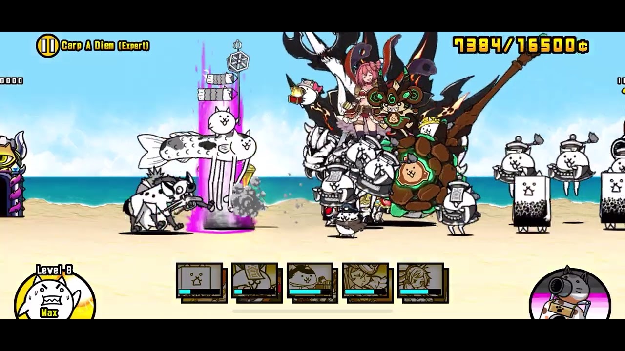 I decided to randomly fight the true form of koi cat