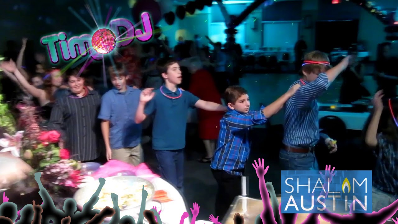 TimoDJ: Conga Lines (#18, JK) Bat Mitzvah (ShalomAustin.org) Shalom, Texas!